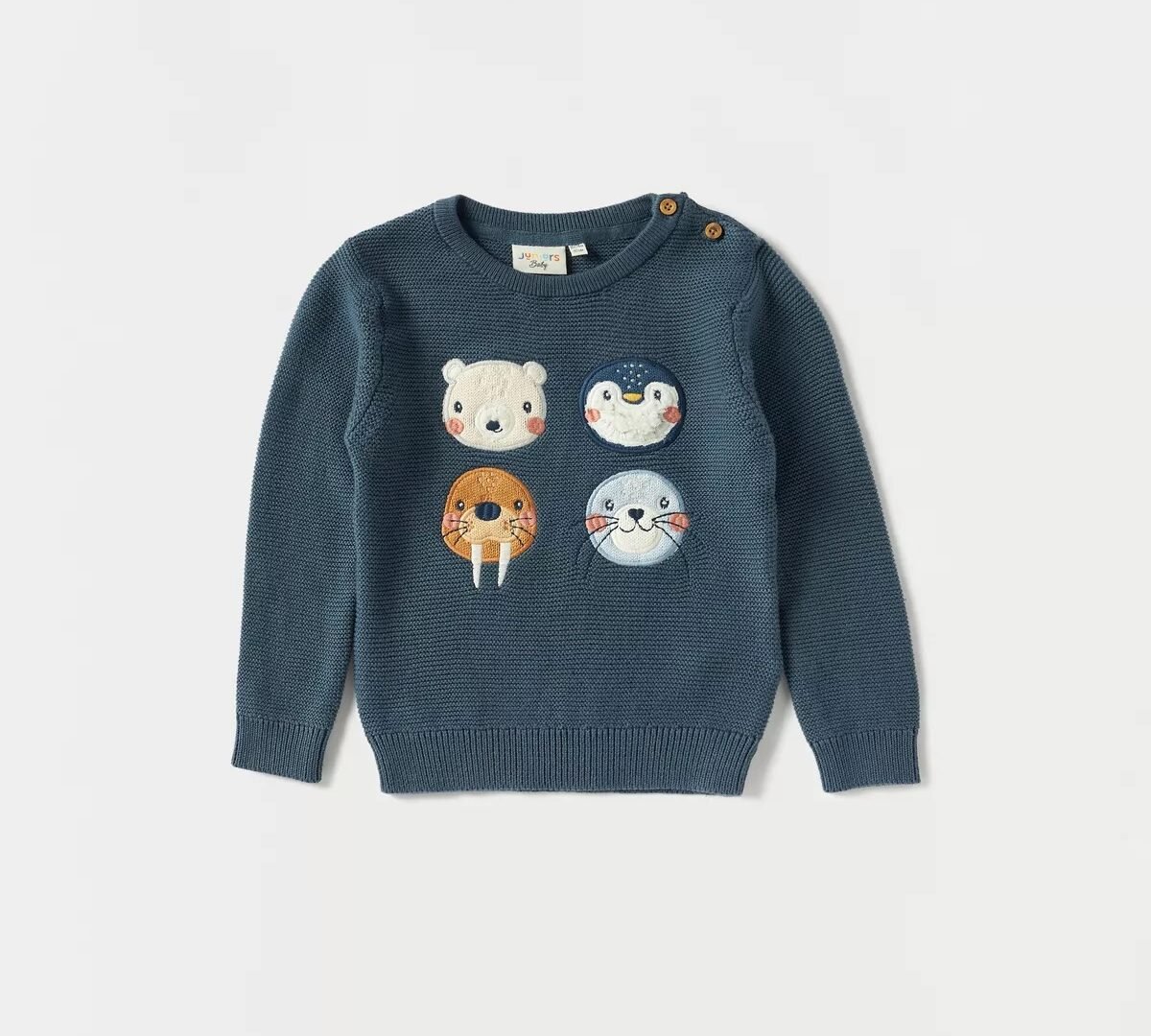 Polar Pals Knit Sweater: Cozy and Cute for Winter Days